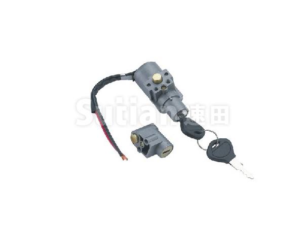 ST608小頭千鶴二鎖 電動車鎖具 電動車套鎖