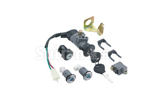 ST618東模時風五鎖 電動車鎖具;電動車套鎖