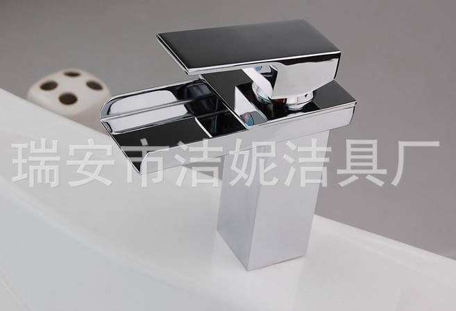 潔妮 全銅瀑布龍頭 冷熱龍頭 面盆龍頭