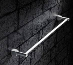 歐文6124太空鋁毛巾架單桿浴室五金毛巾?xiàng)U