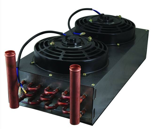 七寸雙扇暖風機總成