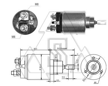 起動機電磁開關0-331-303-062