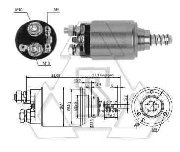 起動機電磁開關0-331-402-002