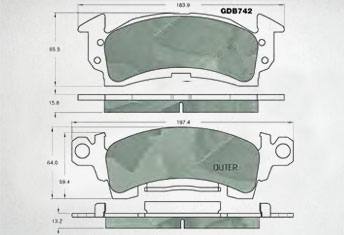GDB742剎車片