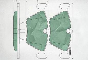 HD-JA394剎車(chē)片
