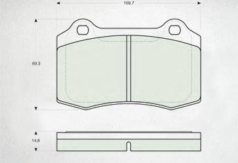 HD-JA592剎車(chē)片