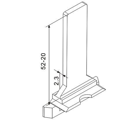 NBC004內(nèi)、外平開拔叉