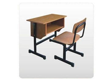單人雙斗課桌椅