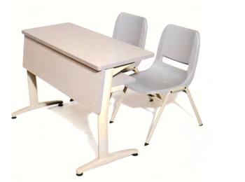 雙位培訓(xùn)課桌椅