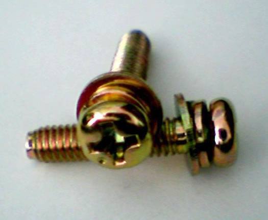 小盤頭十字三組合螺釘