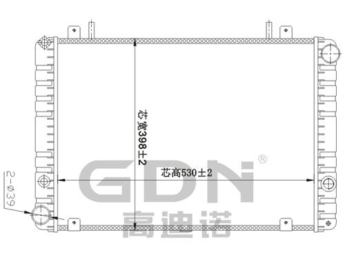 GDN.6.LA.021M-32 拉達 鋁質散熱器