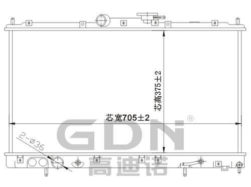 GDN.6.MI.001A-23 三菱 鋁質散熱器