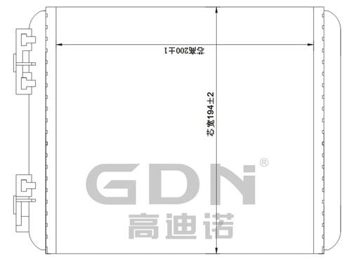 GDN.7.LA.002H-40 拉達 暖風機水箱