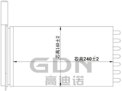 GDN.7.FD.002H-40福特 暖風機水箱