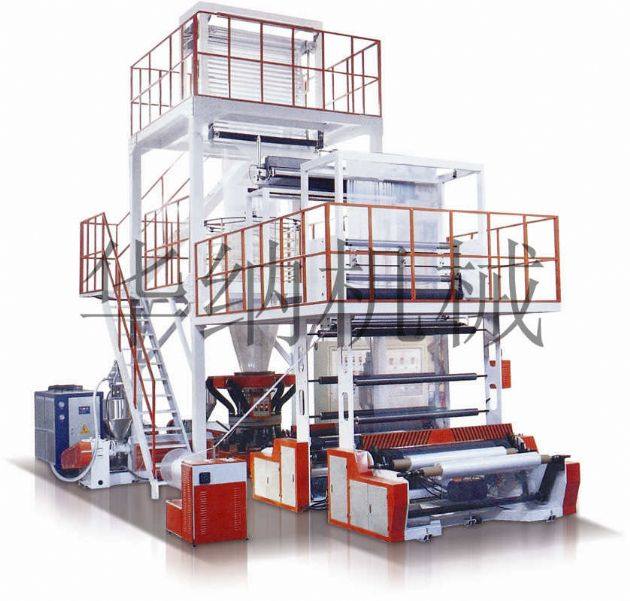 SJX3-FM三層共擠旋轉機頭吹膜機組