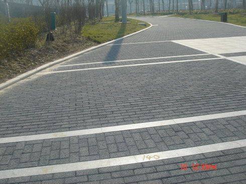公園道路鋪設荷蘭磚
