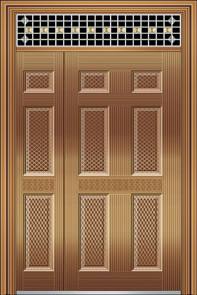 JY-006 不銹鋼仿銅門