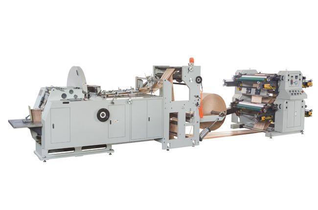 LMD-400/600+YT4800全自動高速柔版印刷紙袋機