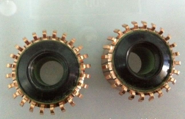 電動工具用銀銅加固帶鉤換向器