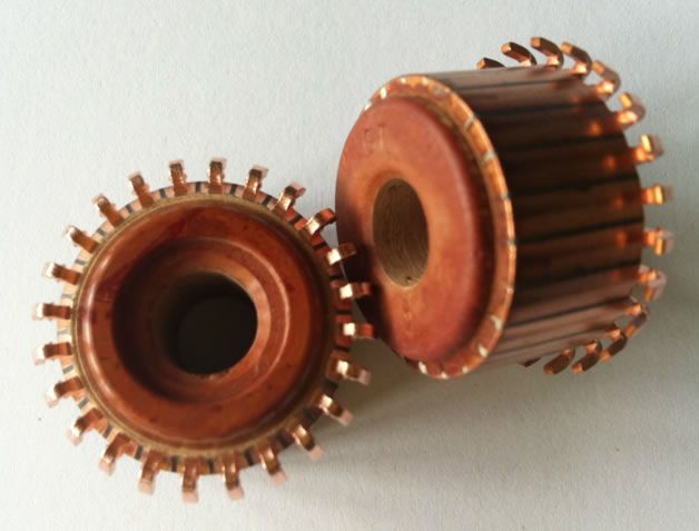 電動工具用24片鉤型換向器