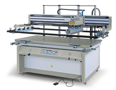 大型平升式網版印刷機