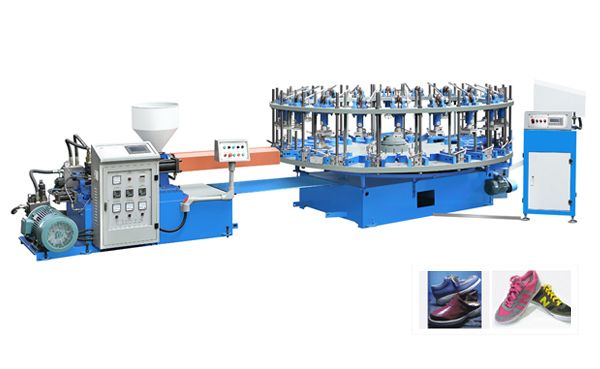 XZ-987/16-20 旋轉式半自動預塑發泡鞋類射出成型機