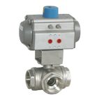 氣動三通球閥(低平臺)