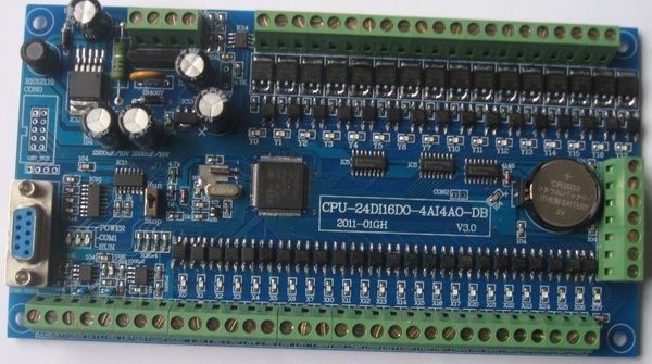 標(biāo)準(zhǔn)PLC，F(xiàn)X1N40MT，40點晶體管，國產(chǎn)PLC,仿三菱PLC