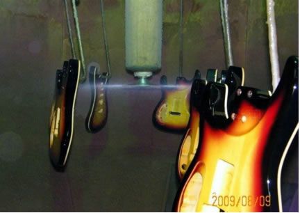 噴漆線-DISC噴漆房內部