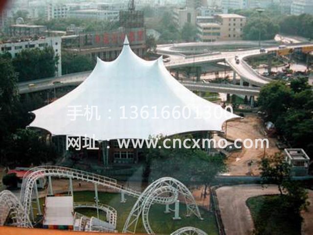 膜結構景觀棚014