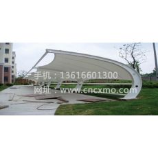 車(chē)棚、膜結(jié)構(gòu)停車(chē)棚028