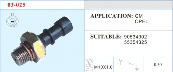03-025 機油壓力開關 汽車部件