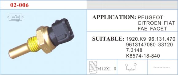 02-006 水溫傳感器 汽車部件