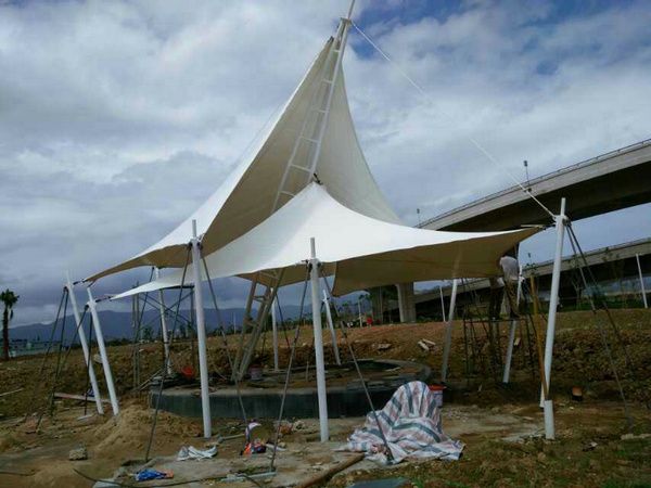 施工棚 膜結(jié)構(gòu)景觀(guān)棚