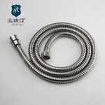 不銹鋼淋浴花灑軟管 淋浴接頭超實惠雙扣軟管 JT-RG002