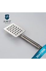 304拉絲不銹鋼方形手噴、淋浴套裝花灑手噴 