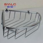 衛生間全銅網籃角藍轉角置物架三角藍帶鉤皂網衛浴浴巾架毛巾架