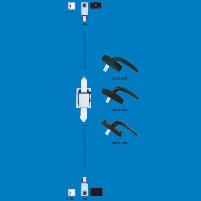 兩點鎖絲基利亞（內開） 門 窗配件