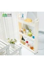 家居百貨廚房夾縫架塑料拉手移動(dòng)收納置物架把手10cm收納車