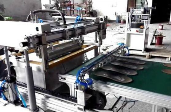 高效單色鞋墊絲網(wǎng)印刷機