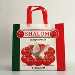 手提覆膜立體袋 無紡布袋定做可印logo環(huán)保袋無紡布立體袋