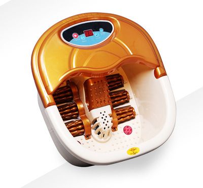 新款16A足浴盆 數碼調溫 6個電動滾輪足浴盆 按摩足浴盆