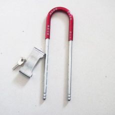 玻璃門防盜鎖 電U型動車摩托車鎖，自行車三輪車鎖 鋼絲鎖 2008