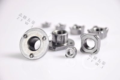 四方焊接螺母、美標T型汽車安全帶 不銹鋼  