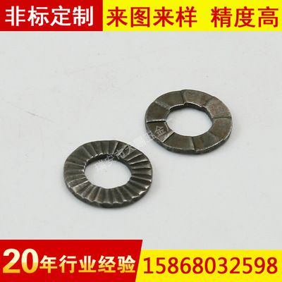 雙疊自鎖墊圈，雙層防松墊圈 防震防松墊圈