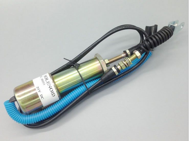 挖掘機配件 現(xiàn)代215-7 熄火電磁閥 R215-9 挖機 熄火開關(guān)