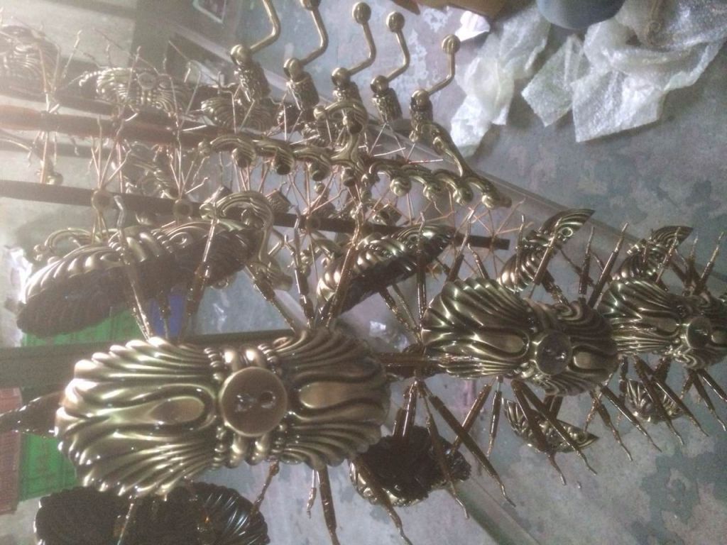 歐式浴巾架底座鍍青古銅