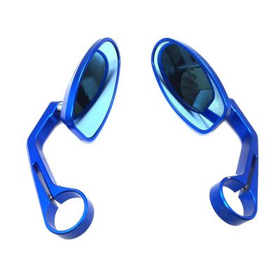 CNC電動摩托車改裝后視鏡 雅馬哈跑車反光鏡凸面鏡 鋁合金倒后鏡