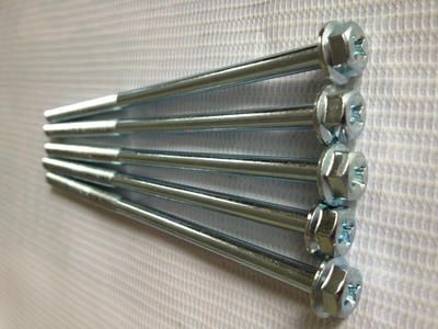 十字槽六角法蘭面螺栓，配套 