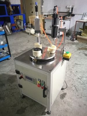 打膠機、喇叭涂膠機、涂膠機，三工位涂膠機，涂膠壓蓋一體機